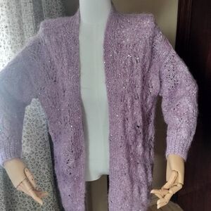 Lavender Knit Women's Sweater